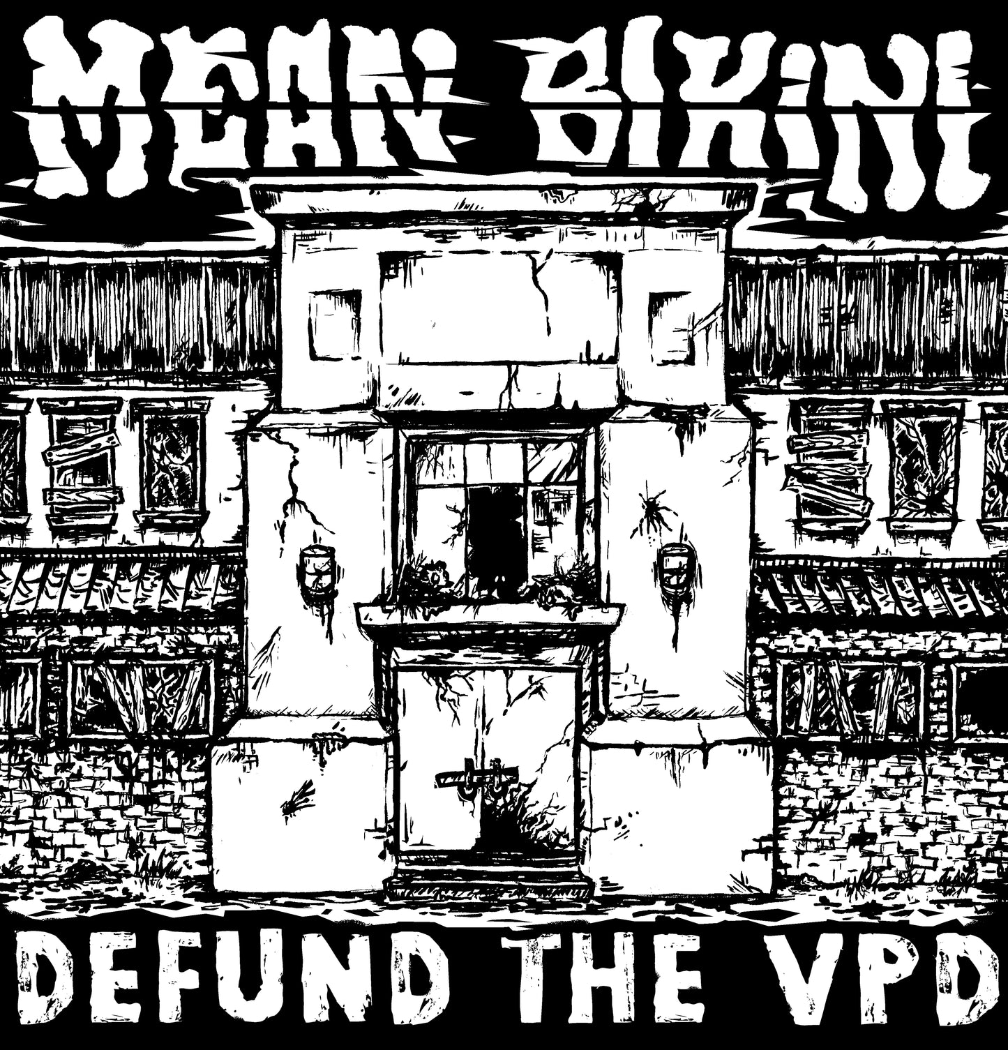 Mean Bikini Defund the VPD Shirt - Outhouse-Records