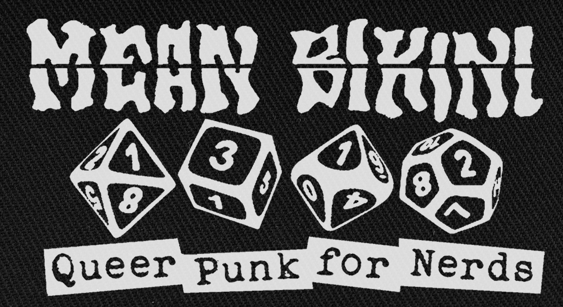 Mean Bikini Queer punk for Nerds canvas patch