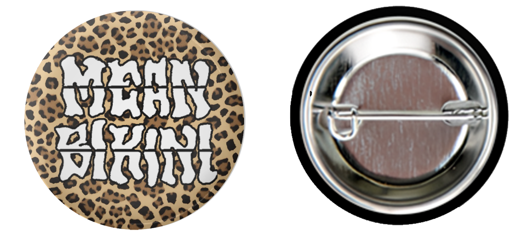 Mean Bikini Leopard print pin