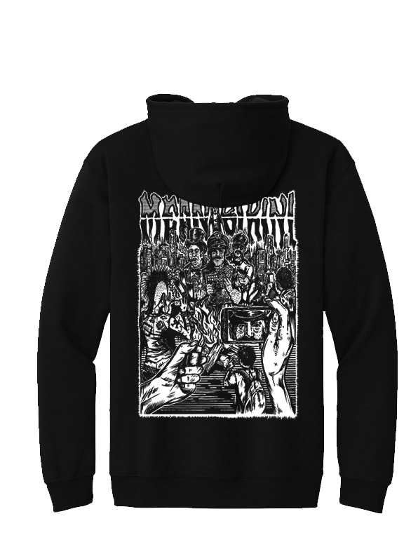 Mean Bikini Cop-Watch Zip Up Hoodie