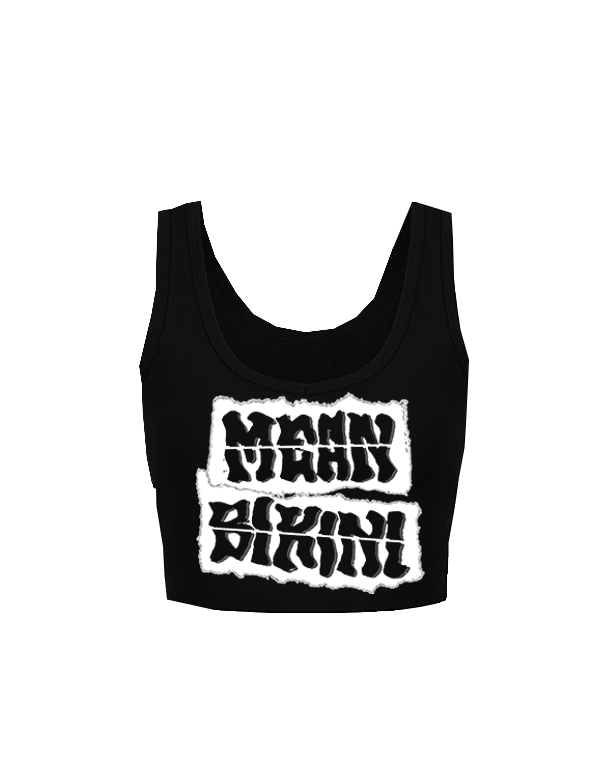 Mean Bikini Stacked logo Tank top