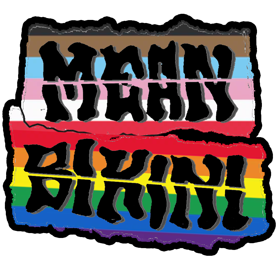 Mean Bikini Pride sticker