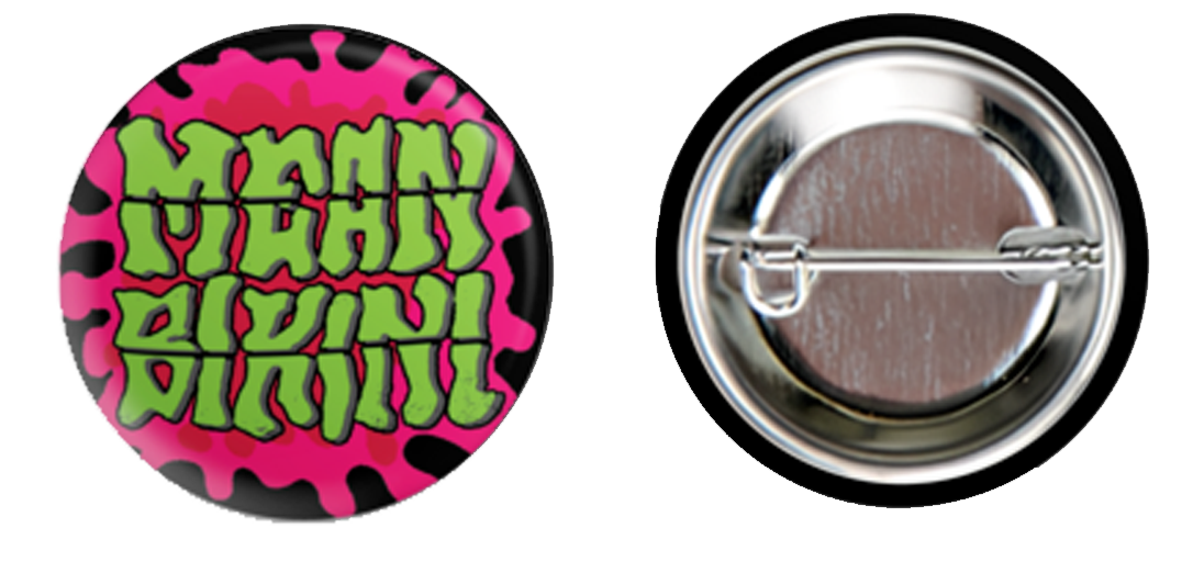Mean Bikini Splat pin